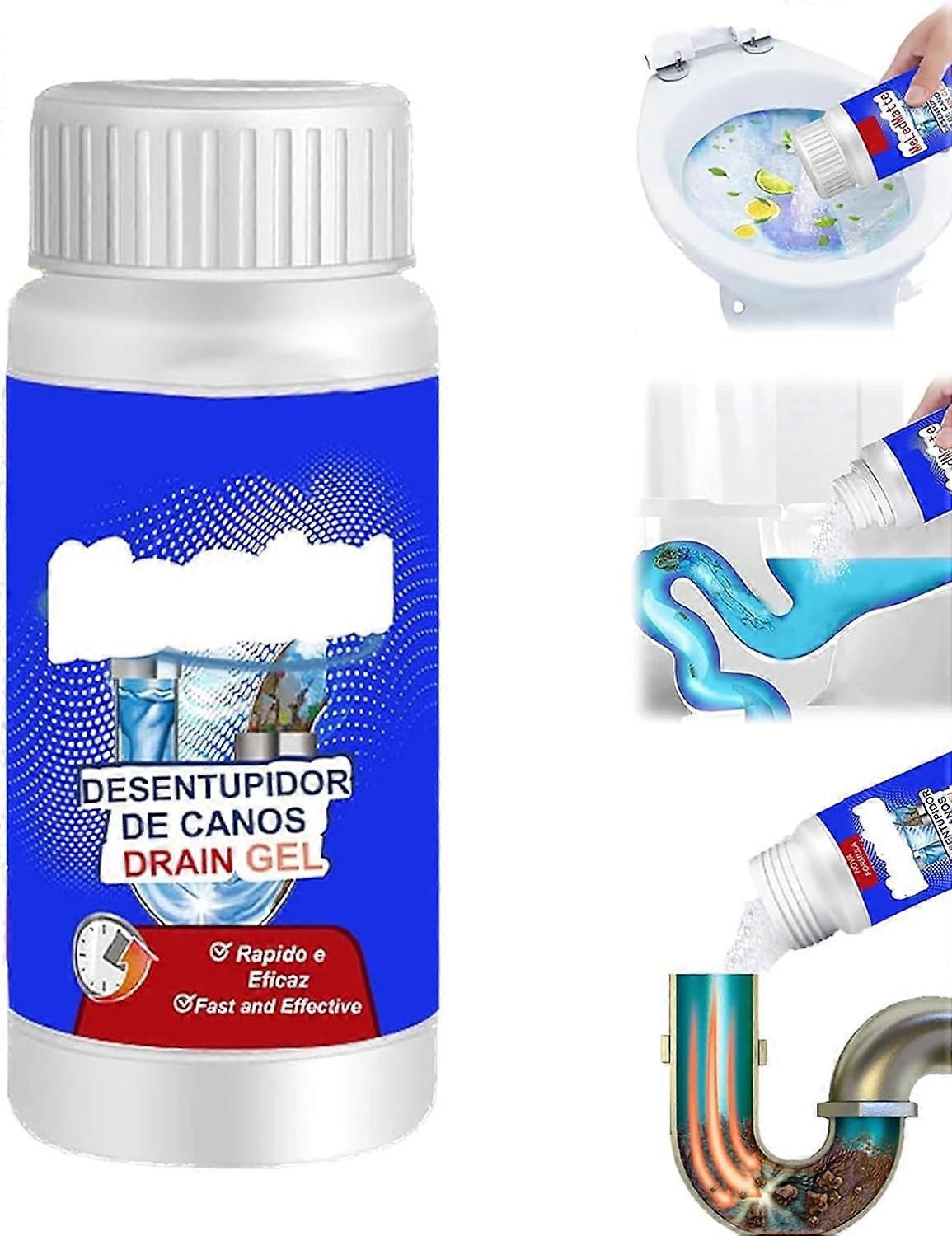 Powerful Pipe Dredging Agent, Powerful Sink and Drain Cleaner, Pipe Unclogger, Sink and Drain Pipe Dredging, Unblock Clogged Drains with Ease