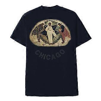 Jesus Is King Merch Navy Tee Chicago Kanye West T Shirt