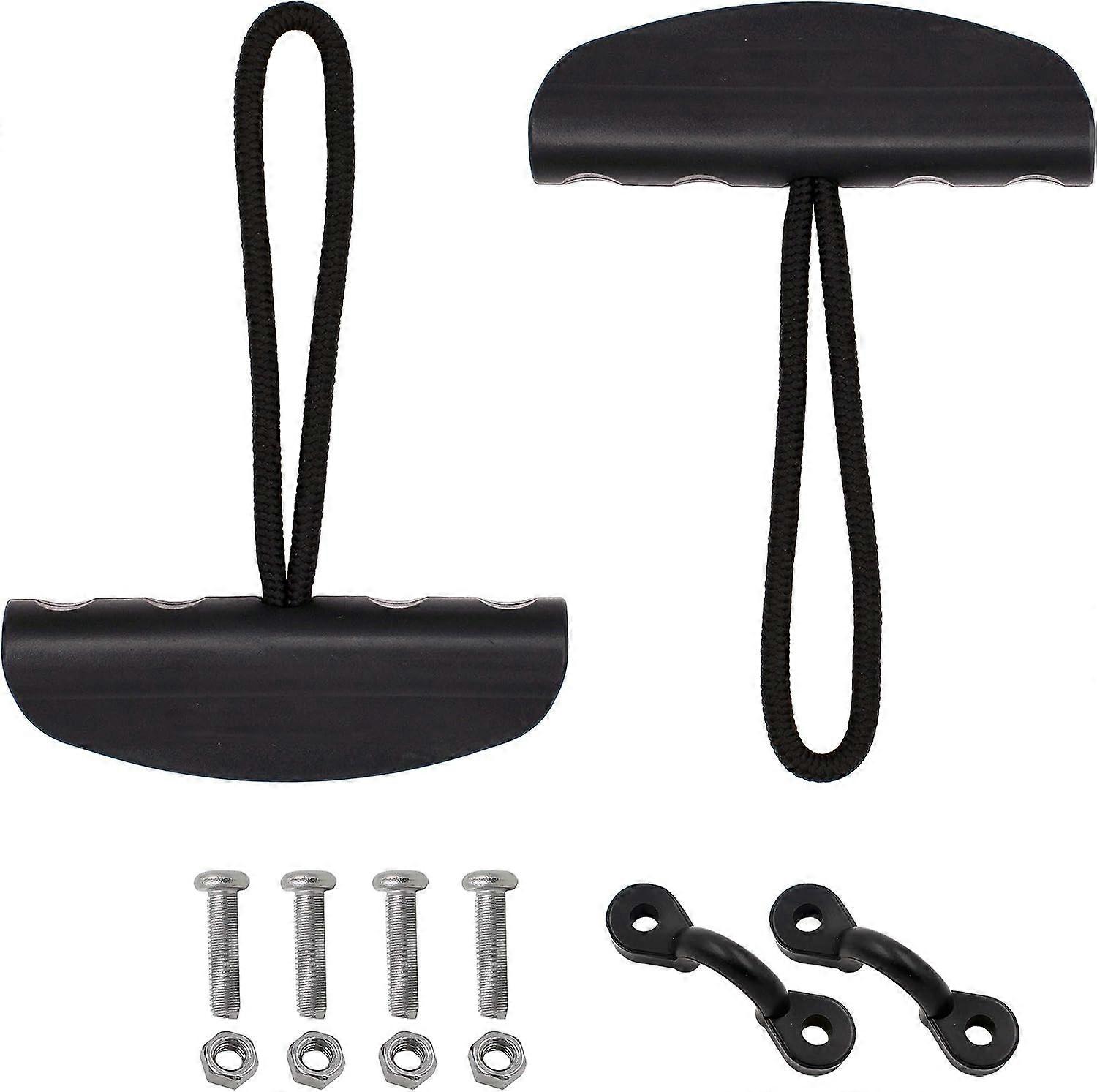 2 Kayak Carry Handle Pull Handle T-Handle with Cord and Pad Eyes