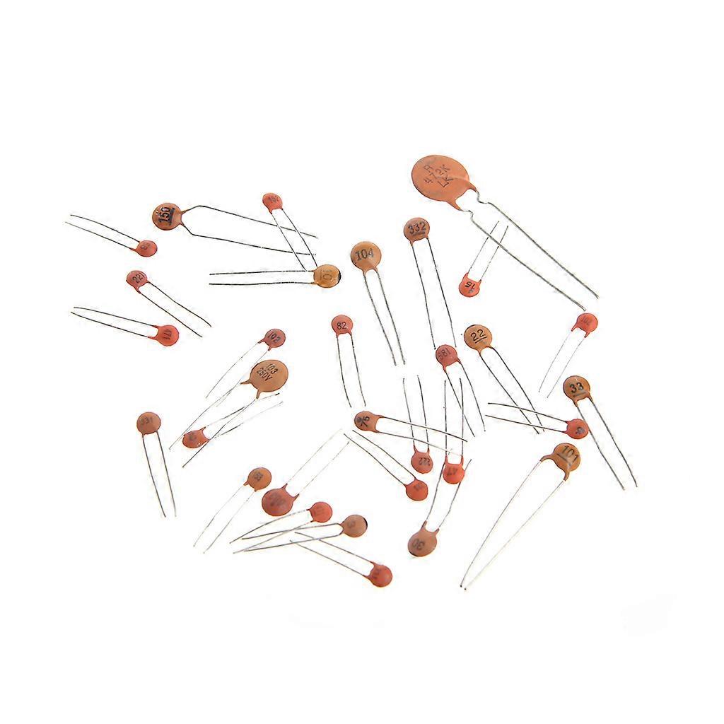 300 Pcs 2PF-0.1UF 30 Values Ceramic Capacitor Assorted Kit