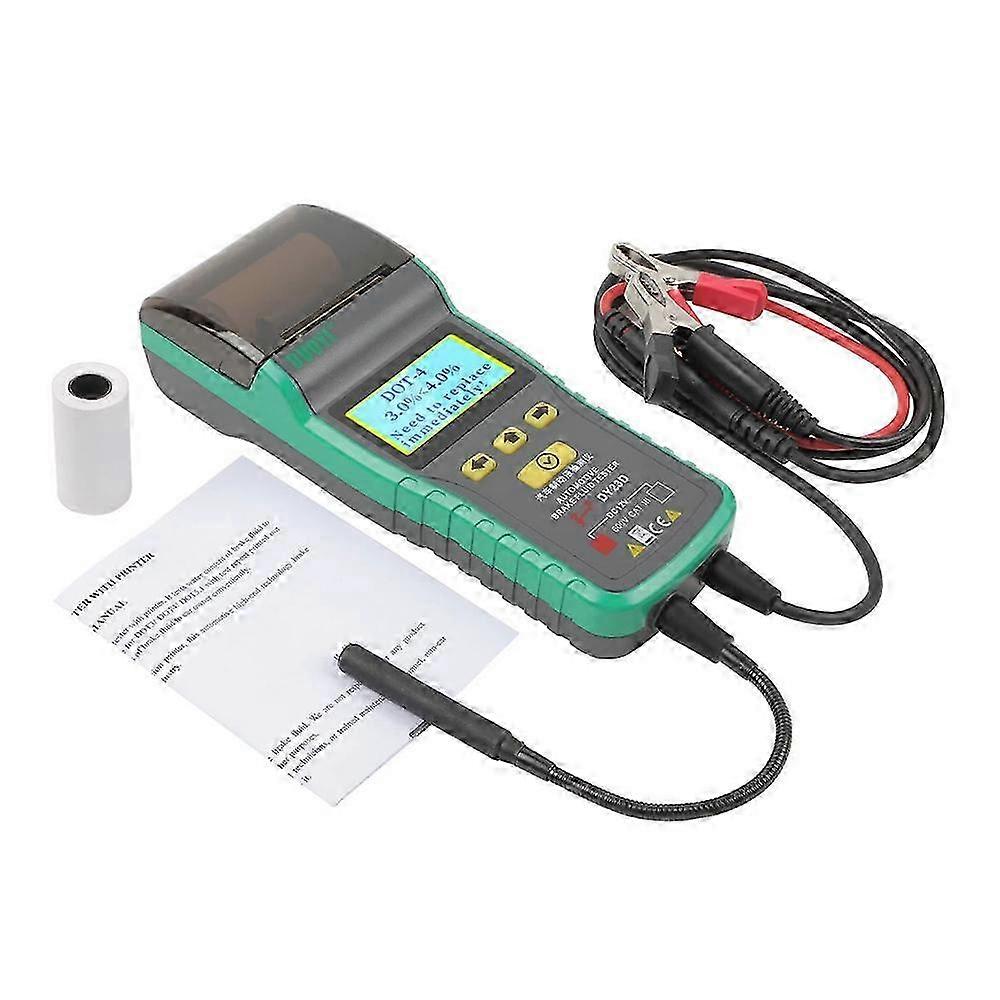 DY23D Car Brake Fluid Tester With Printer Accurate Test Tool for Car Digital Display Automotive Brake Fluid Water Content Check Tool with Audible and
