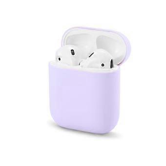 Thick Soft Shockproof Silicone Case for Apple AirPods - Purple