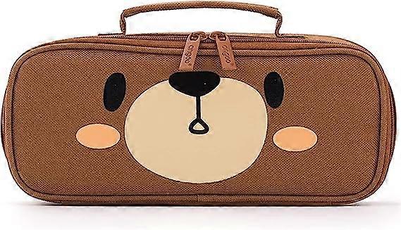 Cute pencil case pencil case medium capacity portable multifunctional pencil case with compartment