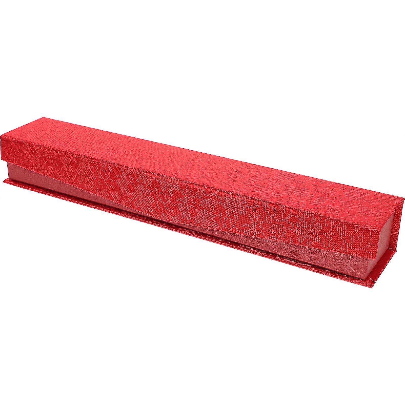 Scroll Painting Storage Box Chinese Style Gift Box Calligraphy Scroll Collection Case With Magnetic Lid
