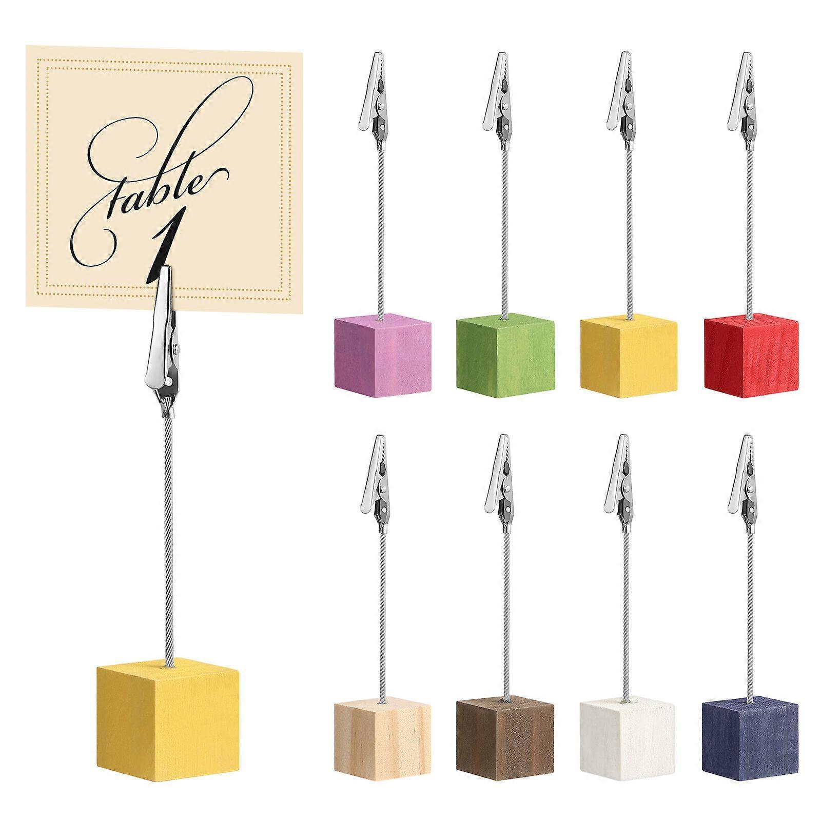 16pcs Table Number Clips Wedding Banquet Name Card Holders Seating Card Holders Memo Notes Clips