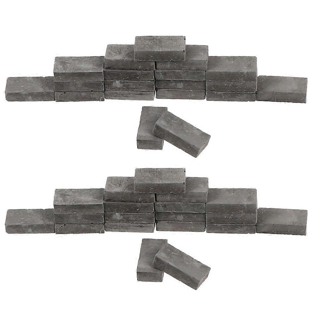 50Pcs Simulated Small Bricks Mini Brick Models DIY Miniature Bricks Mini House Mini Brick Props