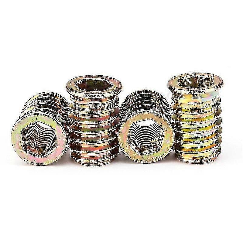 Carbon Steel, Hexagon Threaded Insert Nuts For Wood Furniture