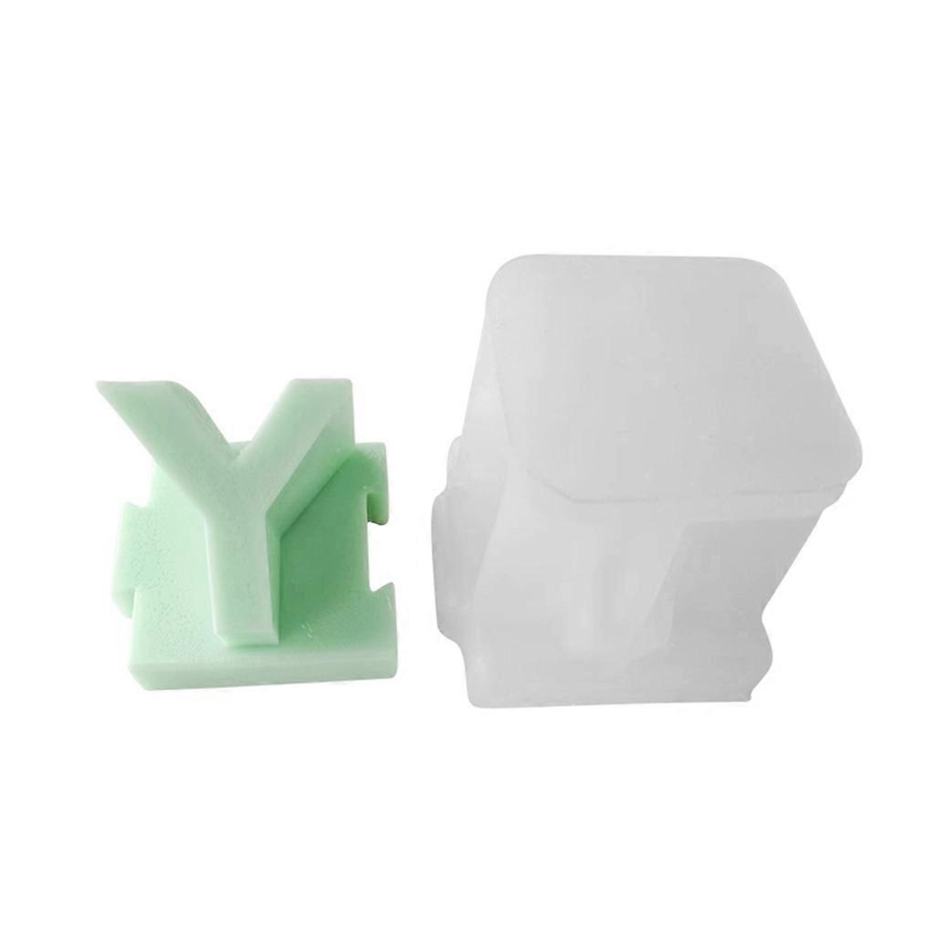 3D Large Letter Epoxy Resin Molds Table Ornament Mould Plaster Making Tool