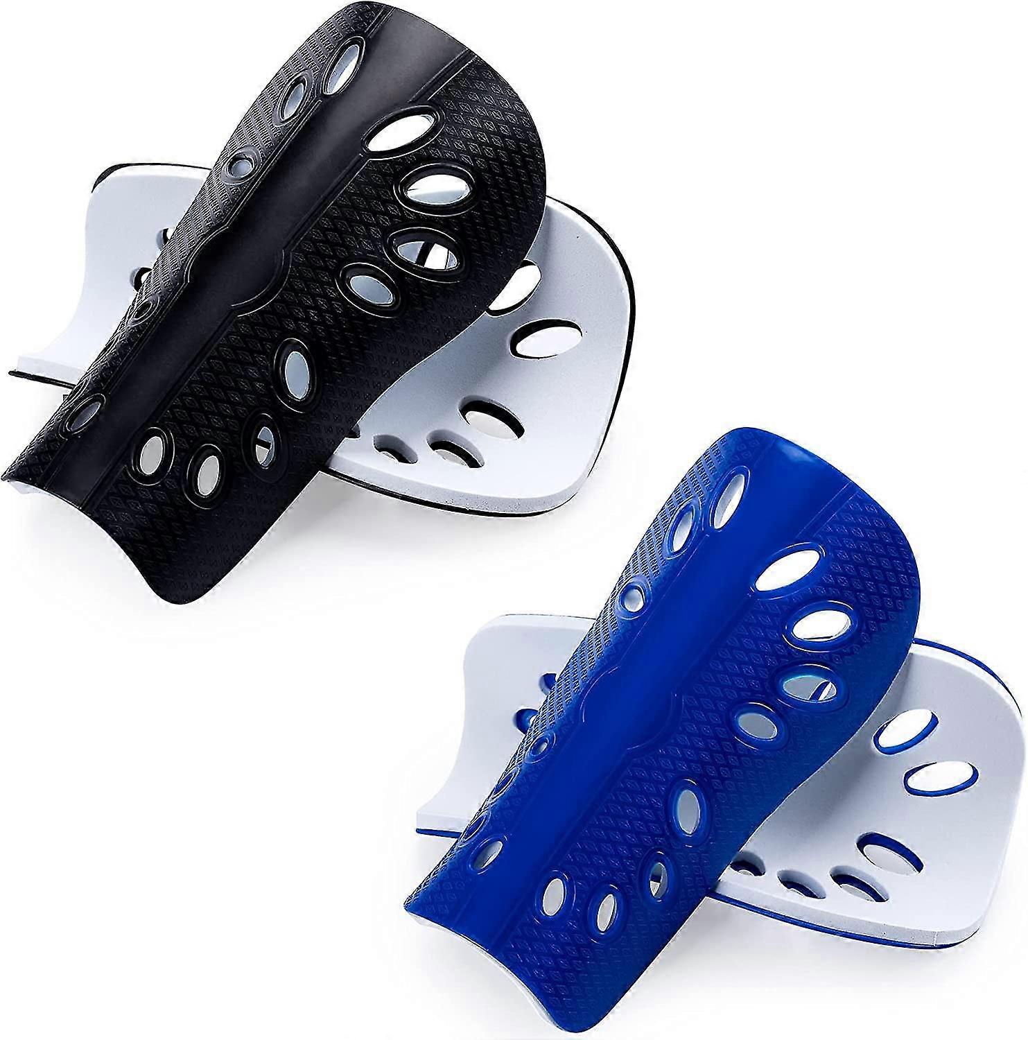 2 Pairs Soccer Shin Guards For Young Kids Adults. Breathable Shin Guard Sleeves For Boy & Girl Football