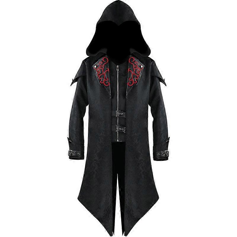 Mens Gothic Medieval Tailcoat Jacket