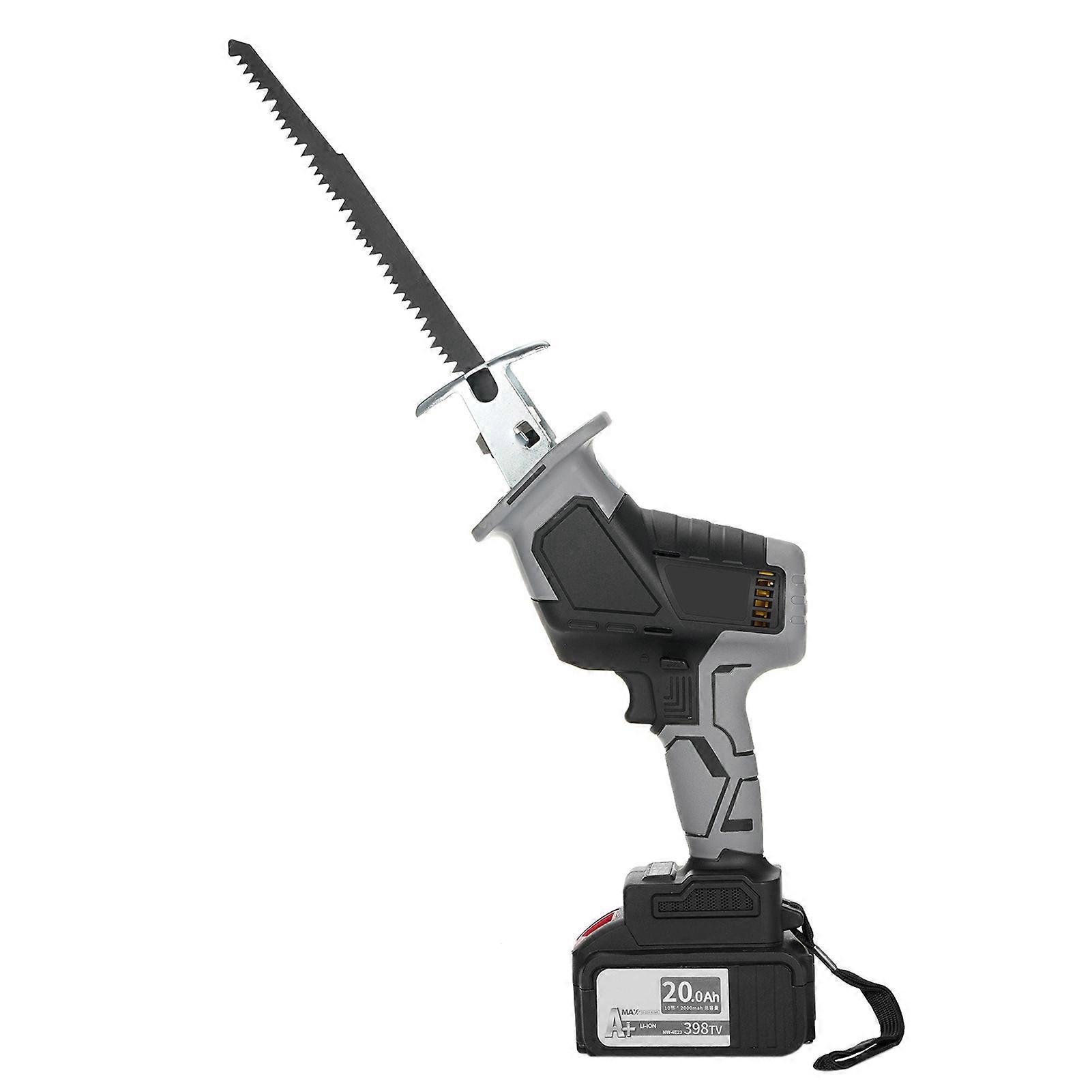 Reciprocating Saw 3000SPM No-load Speed Reciprocating Saw Logging Saw with 8 Saw Blades for Cutting Wood Metal and PVC