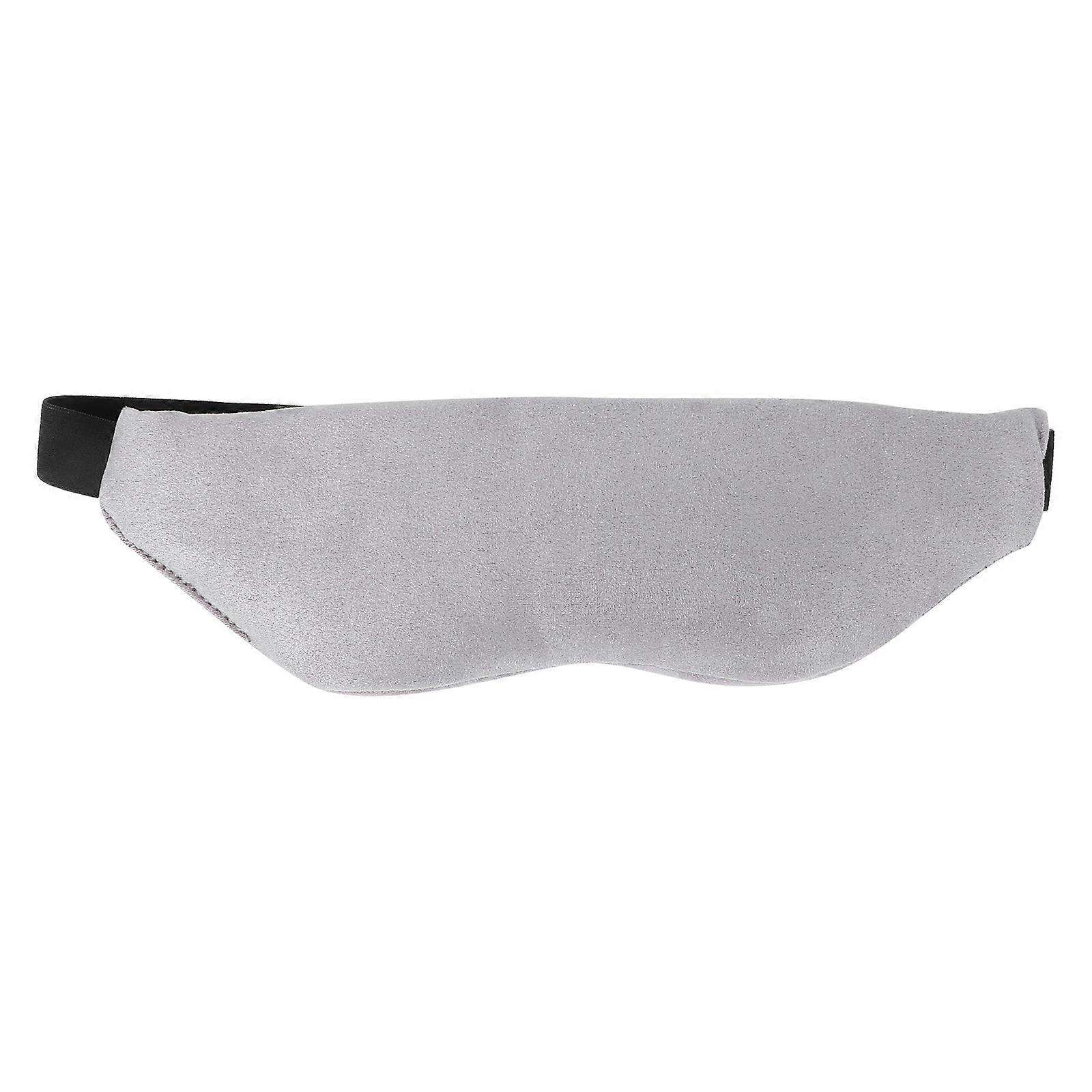 1PC Sleeping Blinder Adjustable Elastic Portable Blindfold Shading Eye Patch Grey