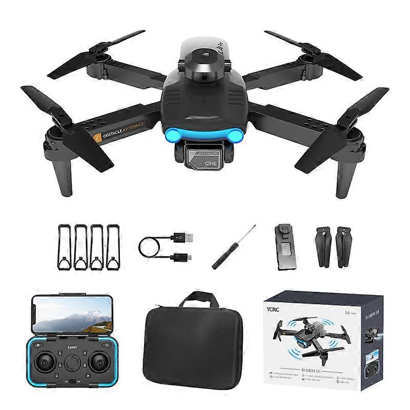 A8 Pro Drones GPS WIFI FPV 4K HD Camera 3 Battery Foldable Selfie RC Quadcopter