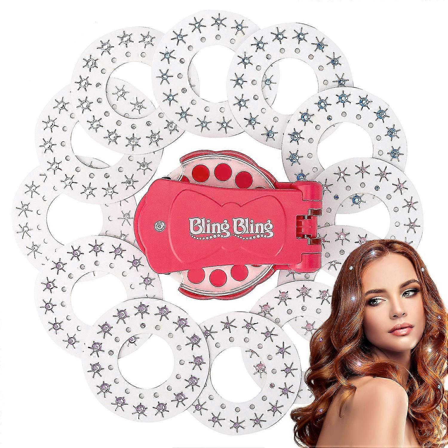 Diamond Styler Kit Diamond Collection Toy Glam Styling Tool With 180 Gems