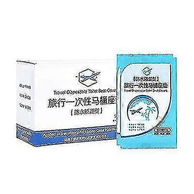 50pcs tragbare & Einweg-WC-Sitzbezugsmatte