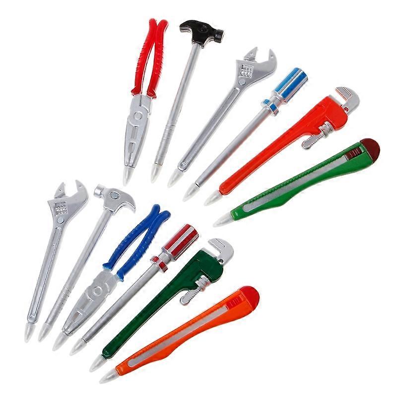 6pcs Simulation Hardware Tools for Creative Ballpoint Pens Office School Supplie