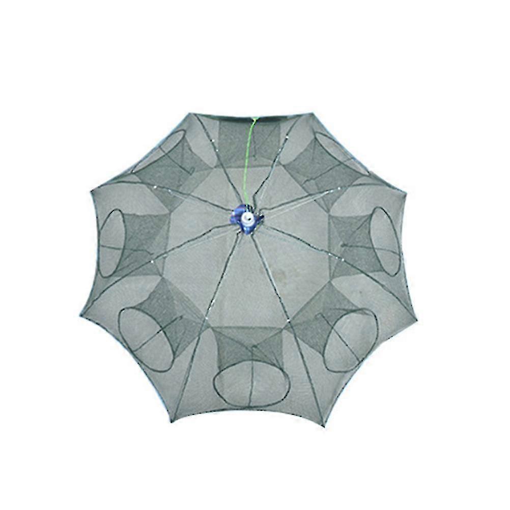 Auto Folding Bait Cast Mesh Trap Net Portable Fishing Landing Net Shrimp Cage For Fish Lobster Prawn