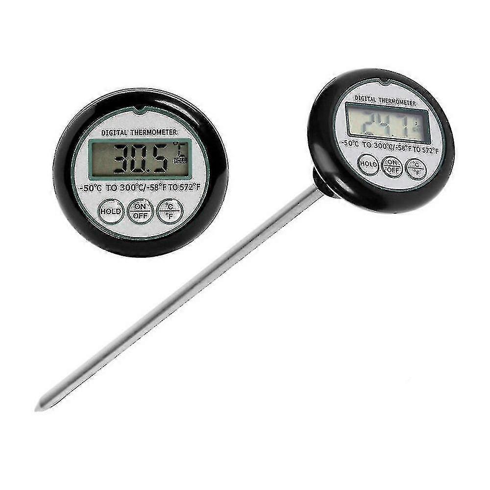 Termometro per grill a sonda Termometro da cucina Termometro elettronico per grill (nero)