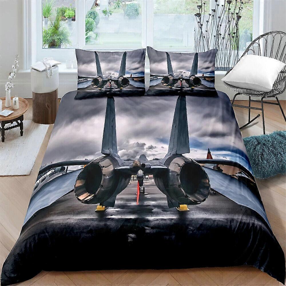 v5817 Lençóis Avião Caminhão Doona Capa de Edredão Conjunto de Cama Lençóis de Presente IU5817