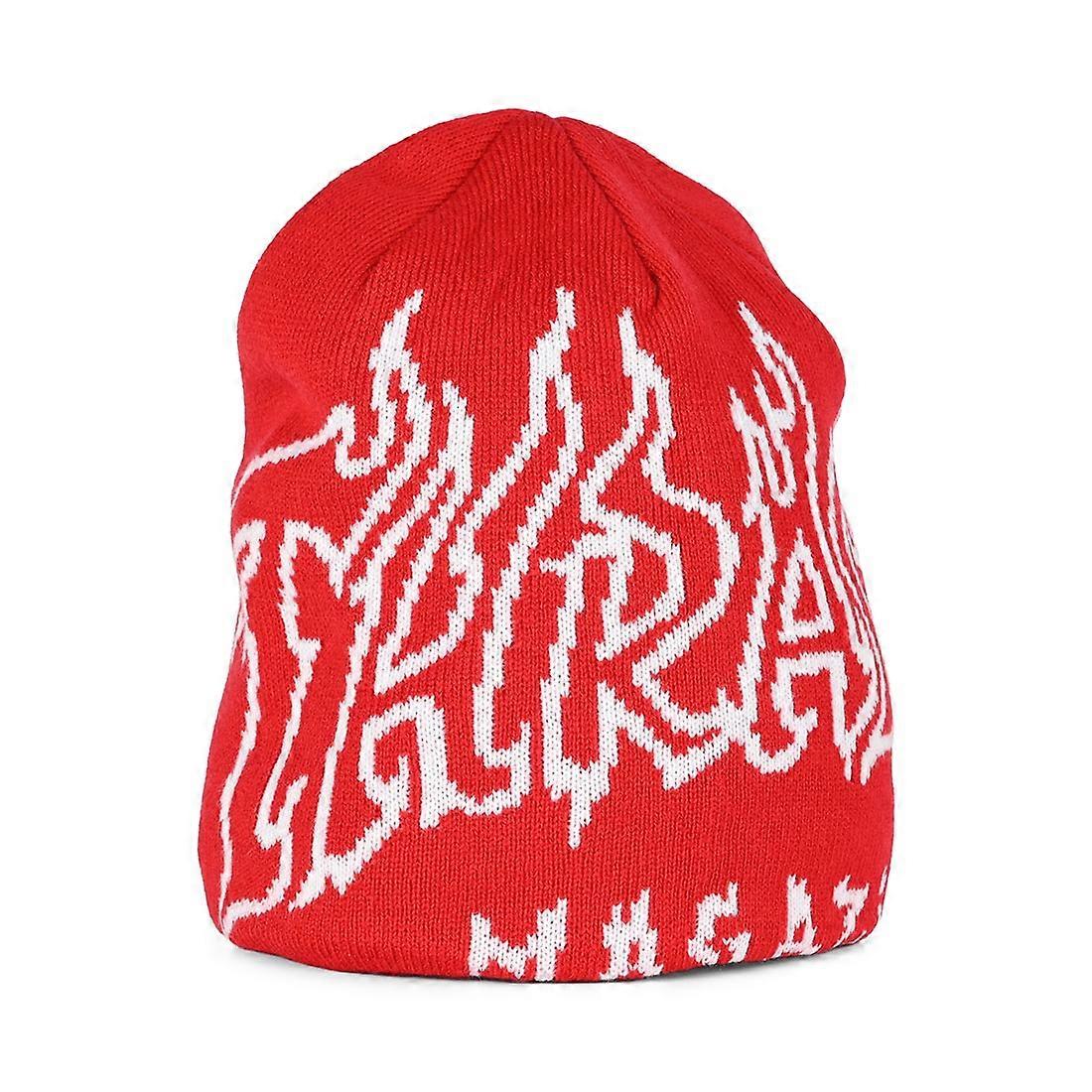 Bonnet crânien Thrasher Fire Outline - Rouge