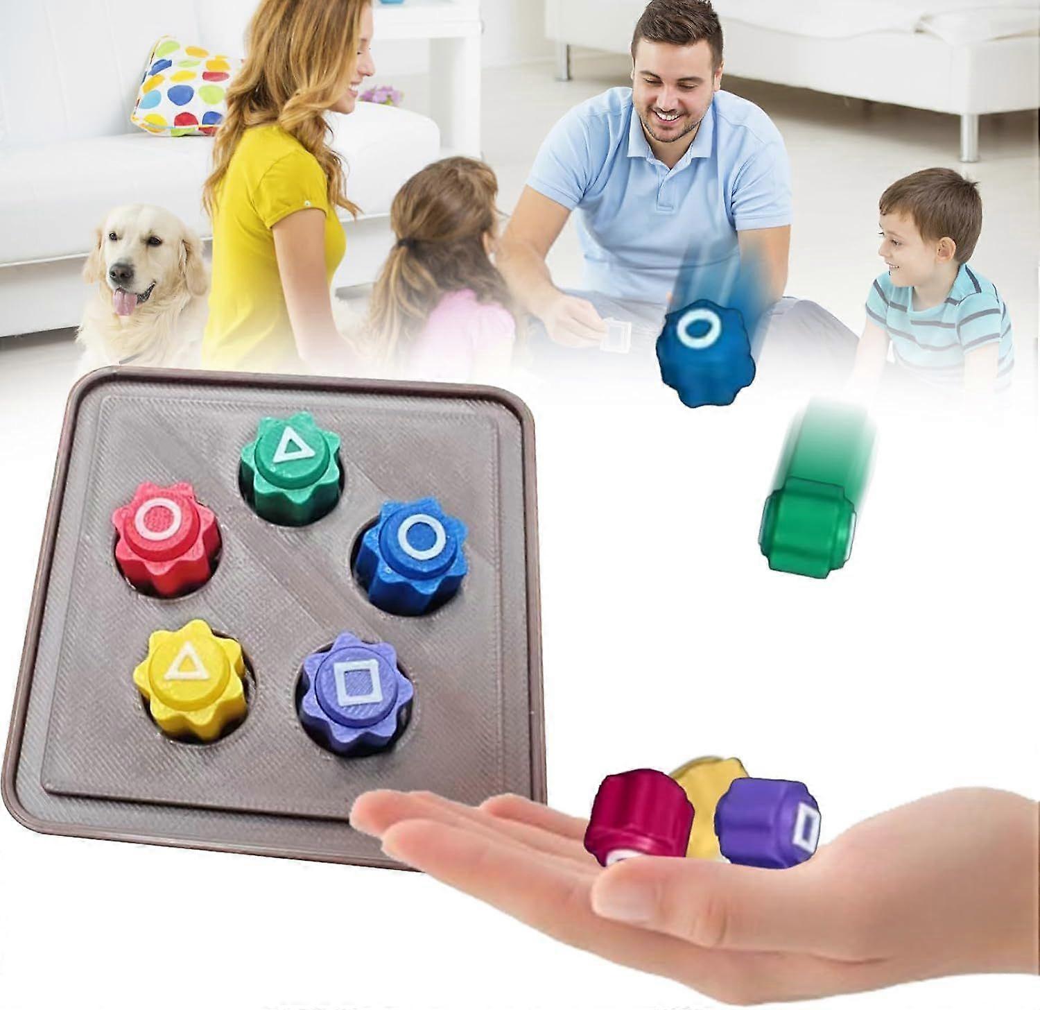 Gioco Tradizionale Coreano Gonggi, Set 5 Pietre In ABS, Per Bambini E Adulti, Allenamento Coordinazione - 5
