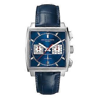 Relojes Hombre Spechtsohne 2023 Novos Relógios Quentes Homens Vk64 Cronógrafo Trendy Sport Wristatch Impermeável Azul