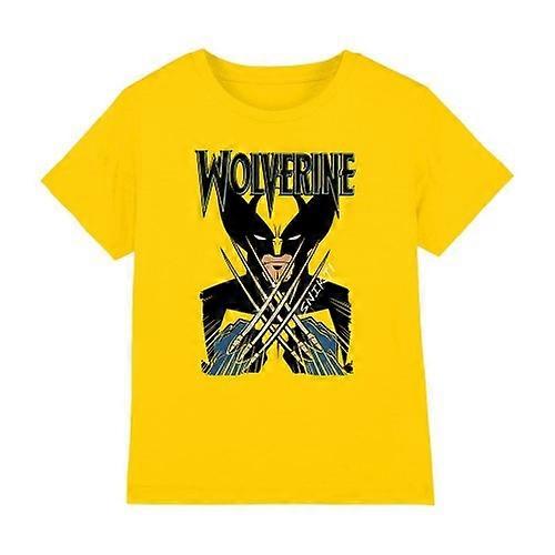 Marvel Barn/Barn X-Men Wolverine Action Shot T-skjorte