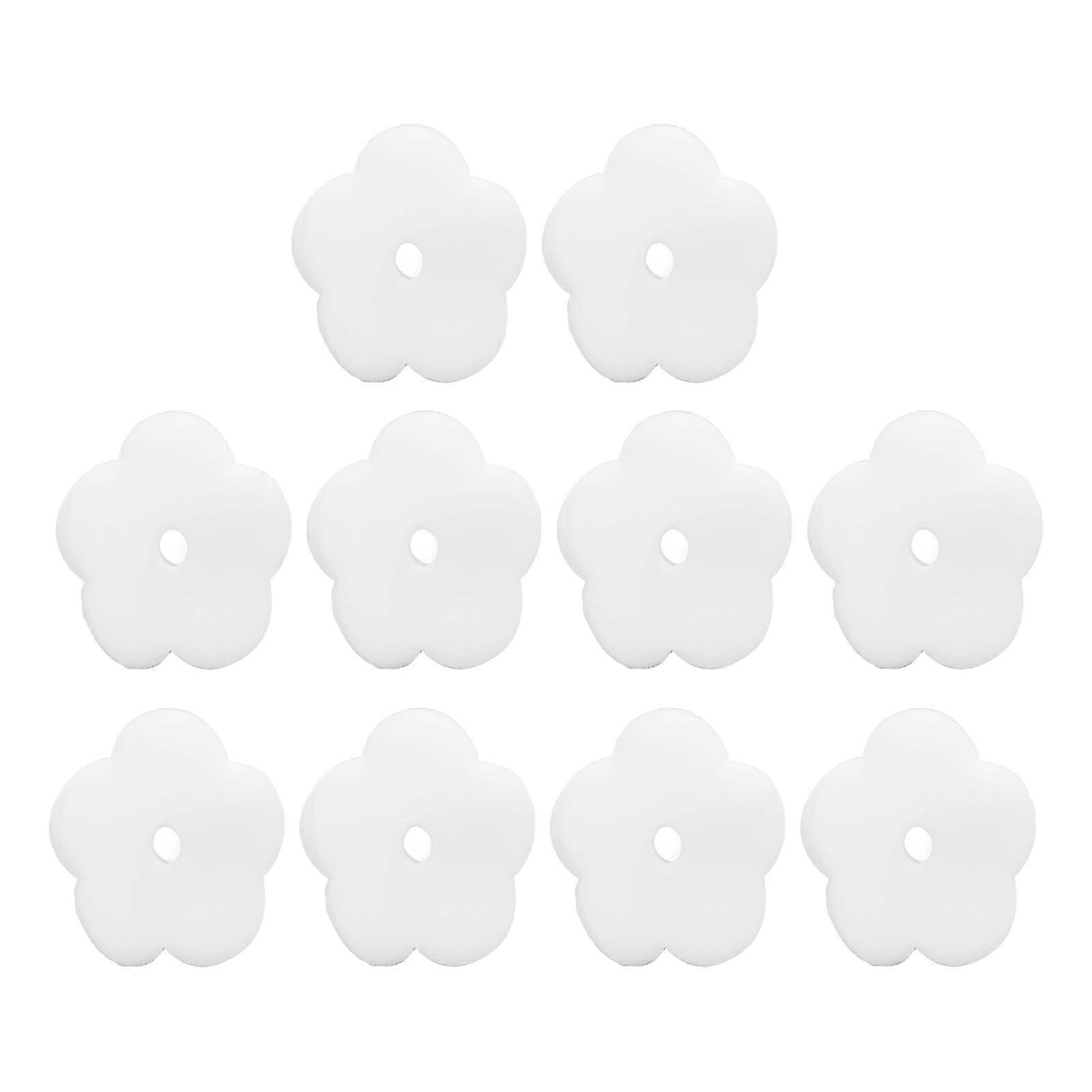 10 Stück blumenförmiger Whirlpool-Schwamm: hocheffiziente Ölabsorber für Pools und Spas