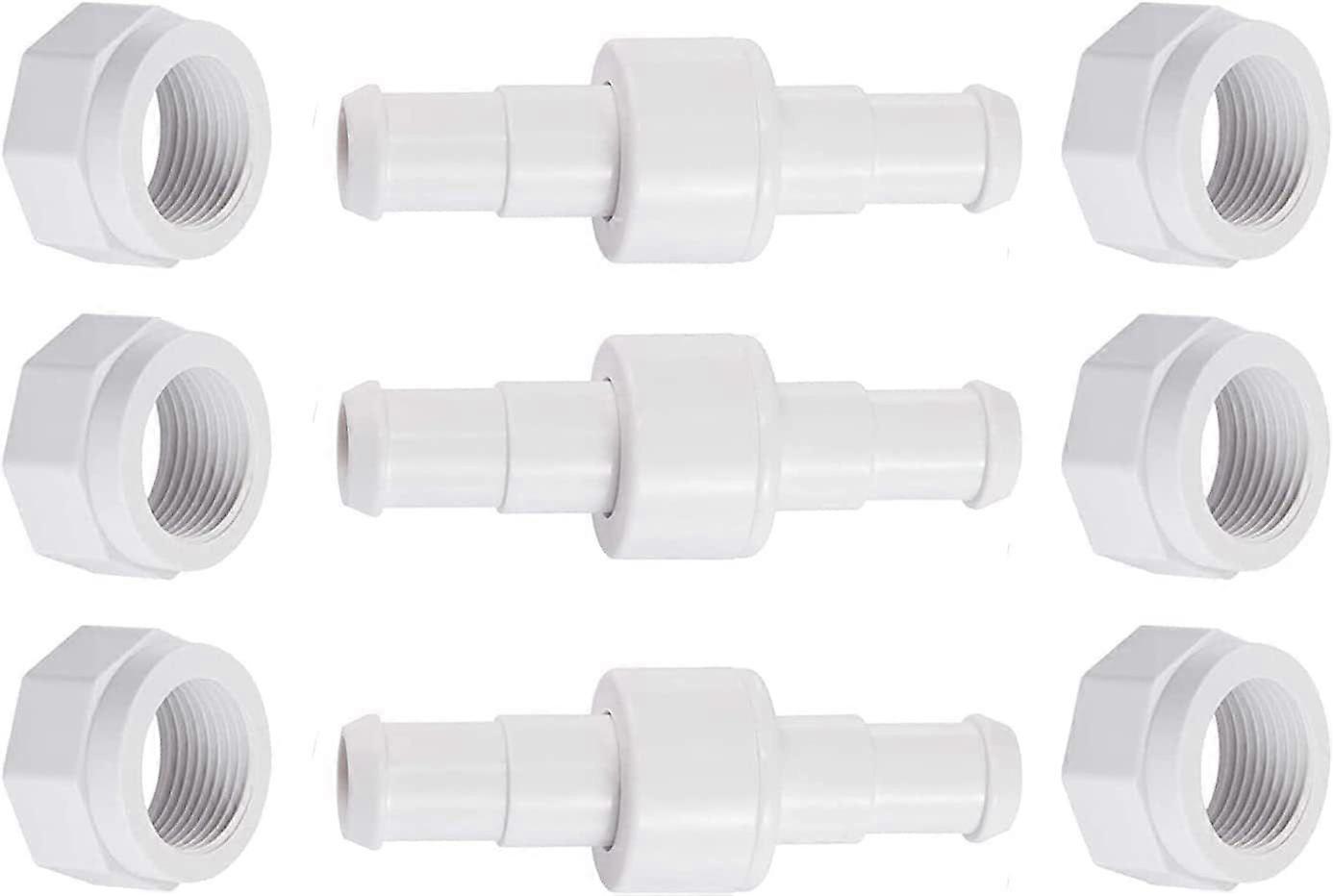 9 pcs Swivel Hose with Nut Compatible with Replacement Part