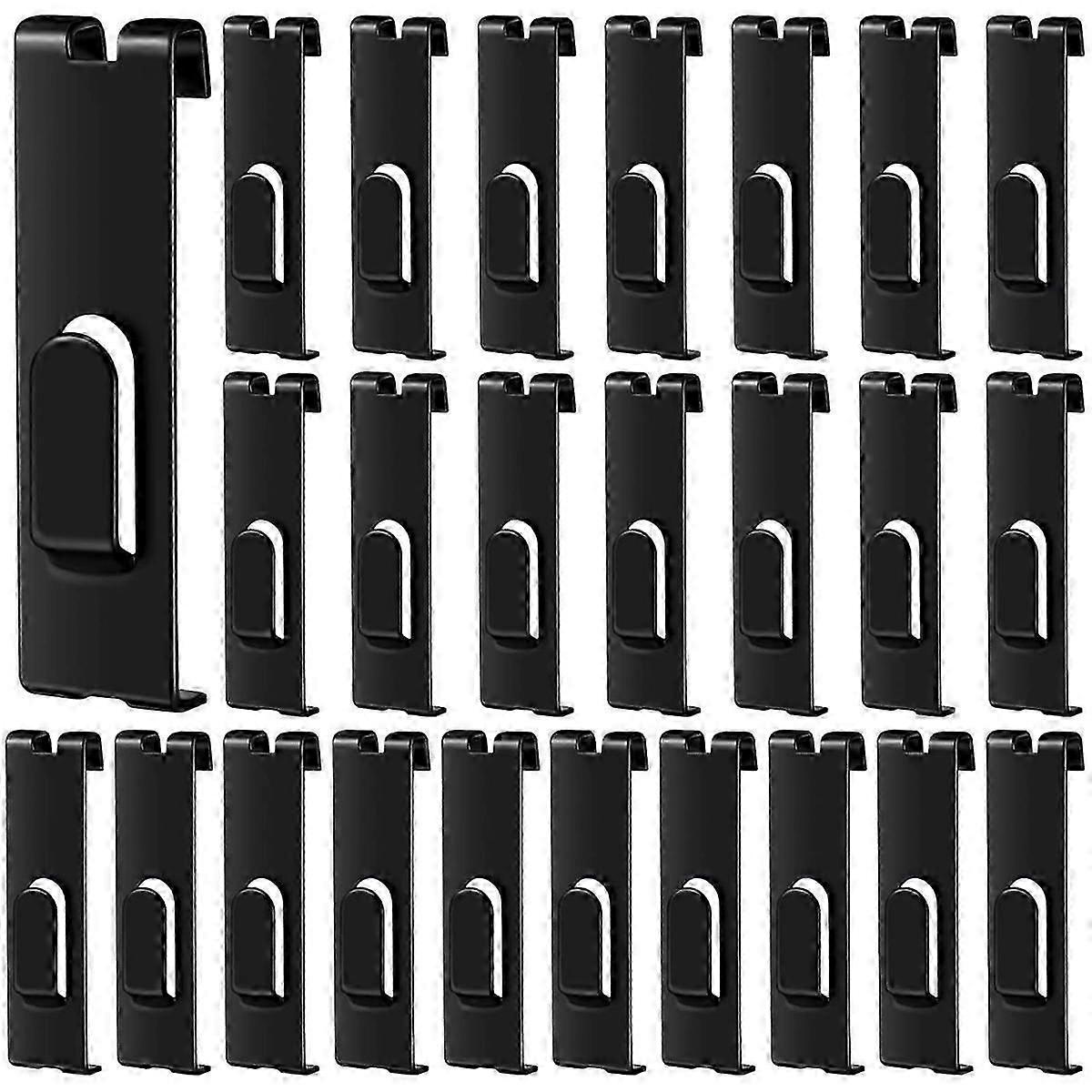 25Pcs Gridwall Hooks for Wire Grid Panel and Shelf Accessories