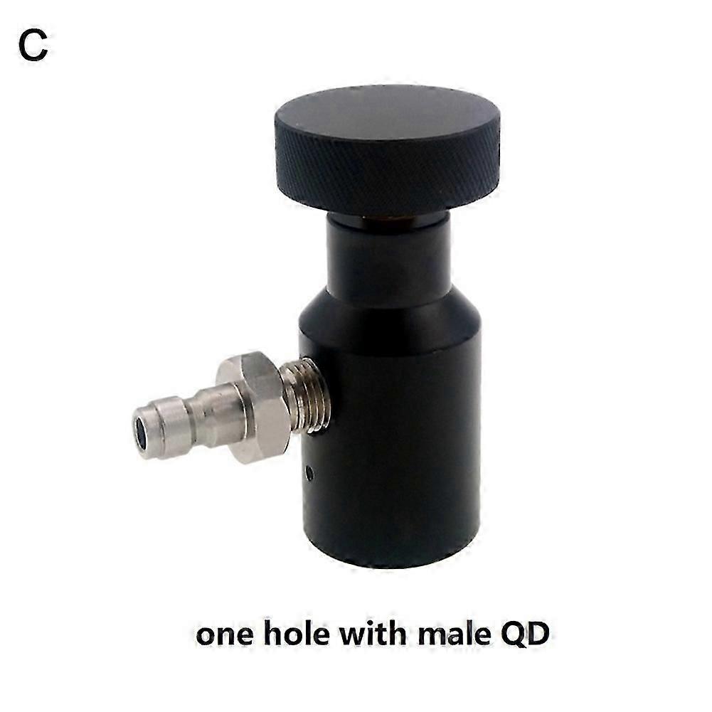 TR21.4 Thread Soda Maker CO2 Cylinder Tank Refill Connector On/Off Adapter Kit