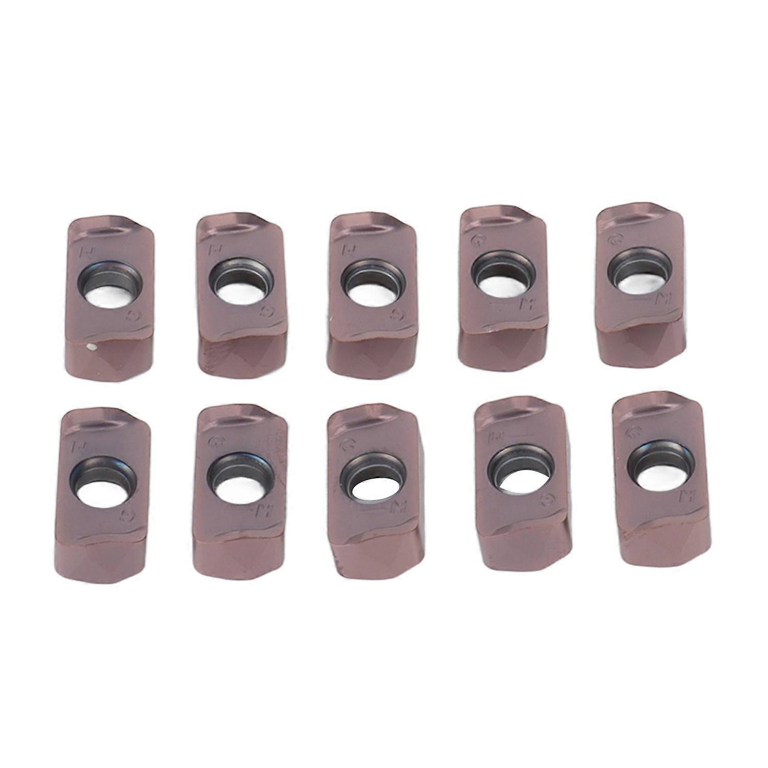 10 Pcs Turning Inserts Carbide CNC Tool Blades Lathe Turning Finishing Inserts with Coating LOGU0303