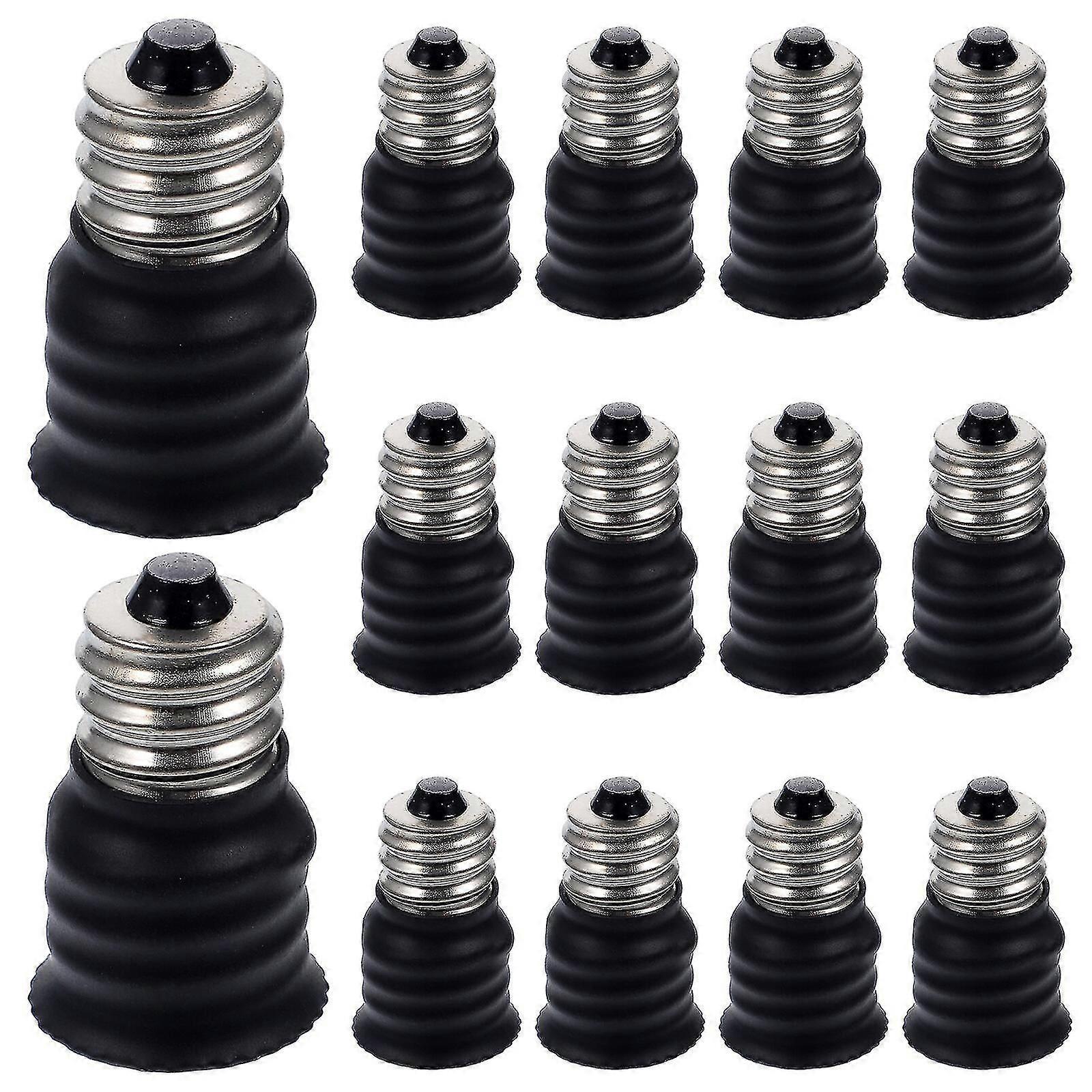 15pcs Bulb Adapter Converters Chandelier Lamp Base Converter Light Socket Adapters(e12 To E14)-Yvan