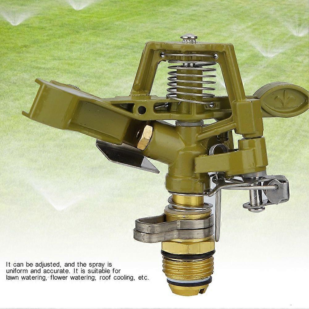 MNPT DN15ガーデン灌漑ツール亜鉛合金調整可能な芝生水スプリンクラー雄ネジ1/2 "
