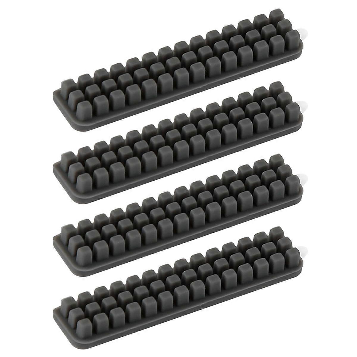 4Pcs for A1 Heatbed Nozzle Wiper Replacement Parts 3D Printer Heatbed Silicone Cleaning Tool