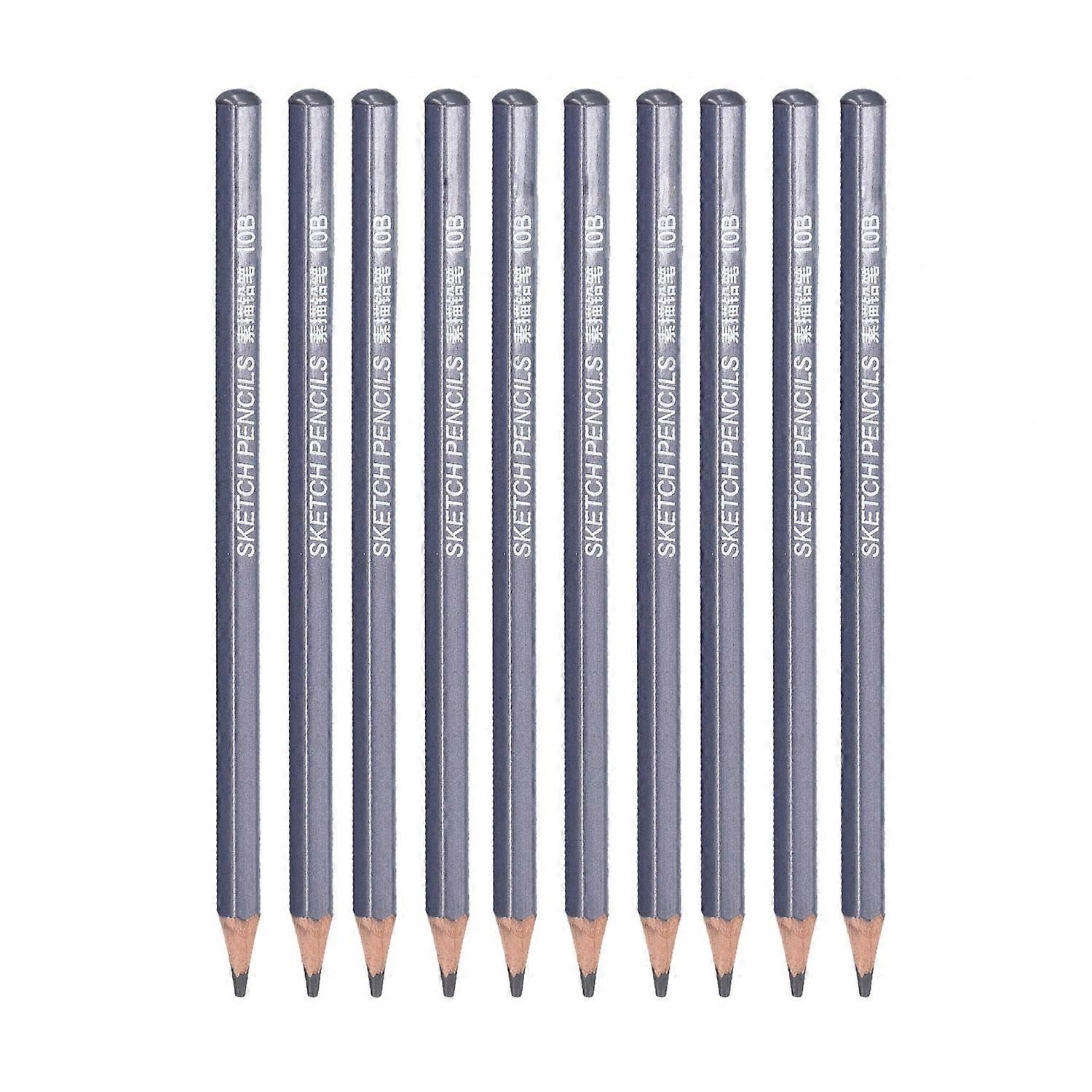 10Pcs Painting Pencil Convenient Clean Wear Resistant Easy Coloring Sketch Drawing Pencil
