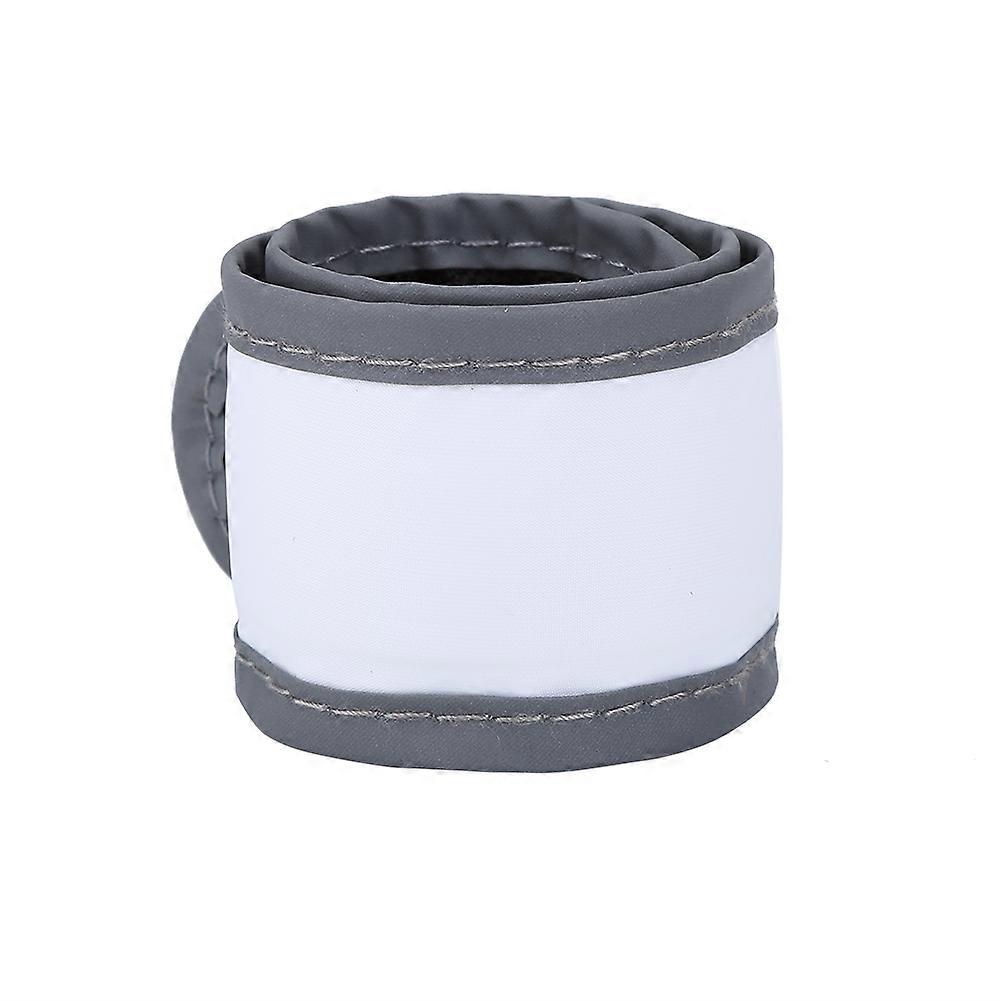 ספורט לילה ריצה בטיחות רצועת זרוע רפלקטיבית צמיד זוהר רצועת זרוע (לבן)