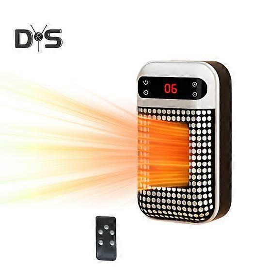 500W Space Heater with LED Display Fast Heating Electric Mini Heater Overheat Protection Auto Shut-Off Portable Indoor Bedroom Home Office Desk