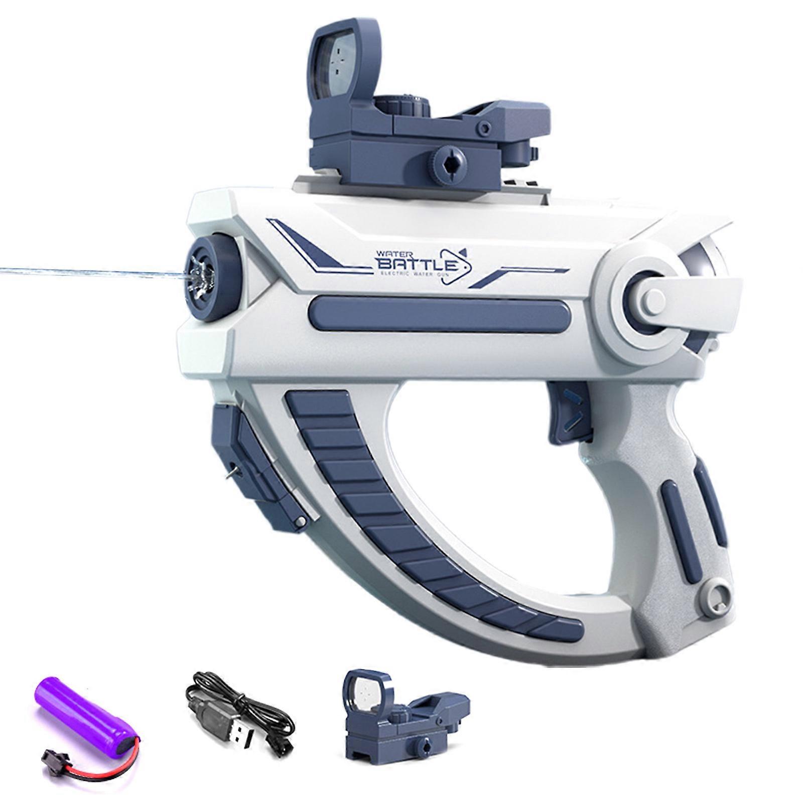 Electric Water Guns Kids Spray Water Toy Squirt Guns Toy Summer Outside Swimming Toy Water Pool Supplies Blue