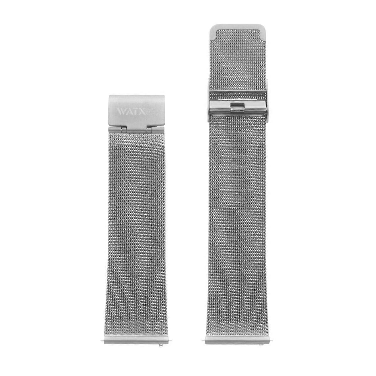 Watch Strap Watx & Colors WXCO2700 Silver