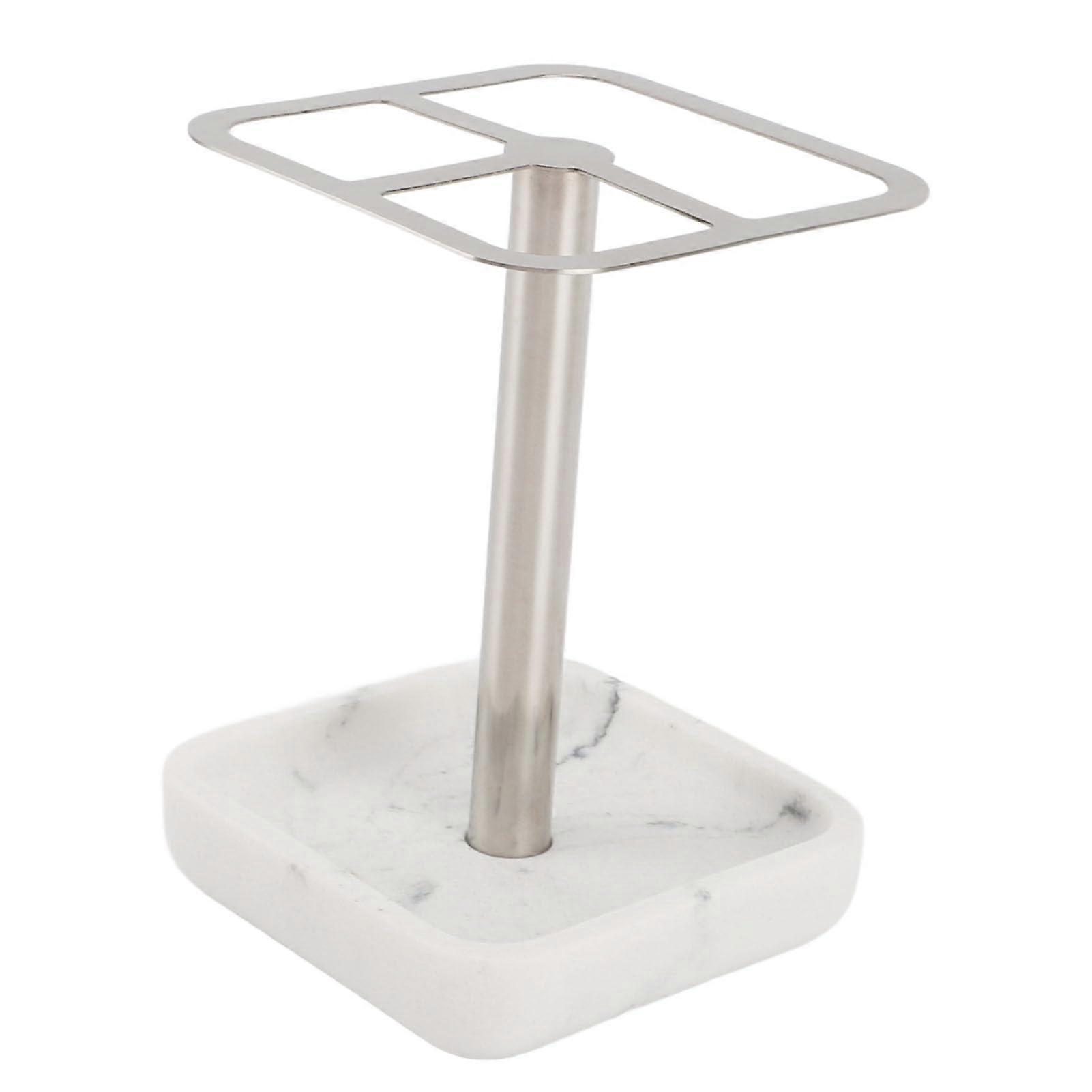 Stainless Steel Silver Toothbrush Holder for Bathroom Storage