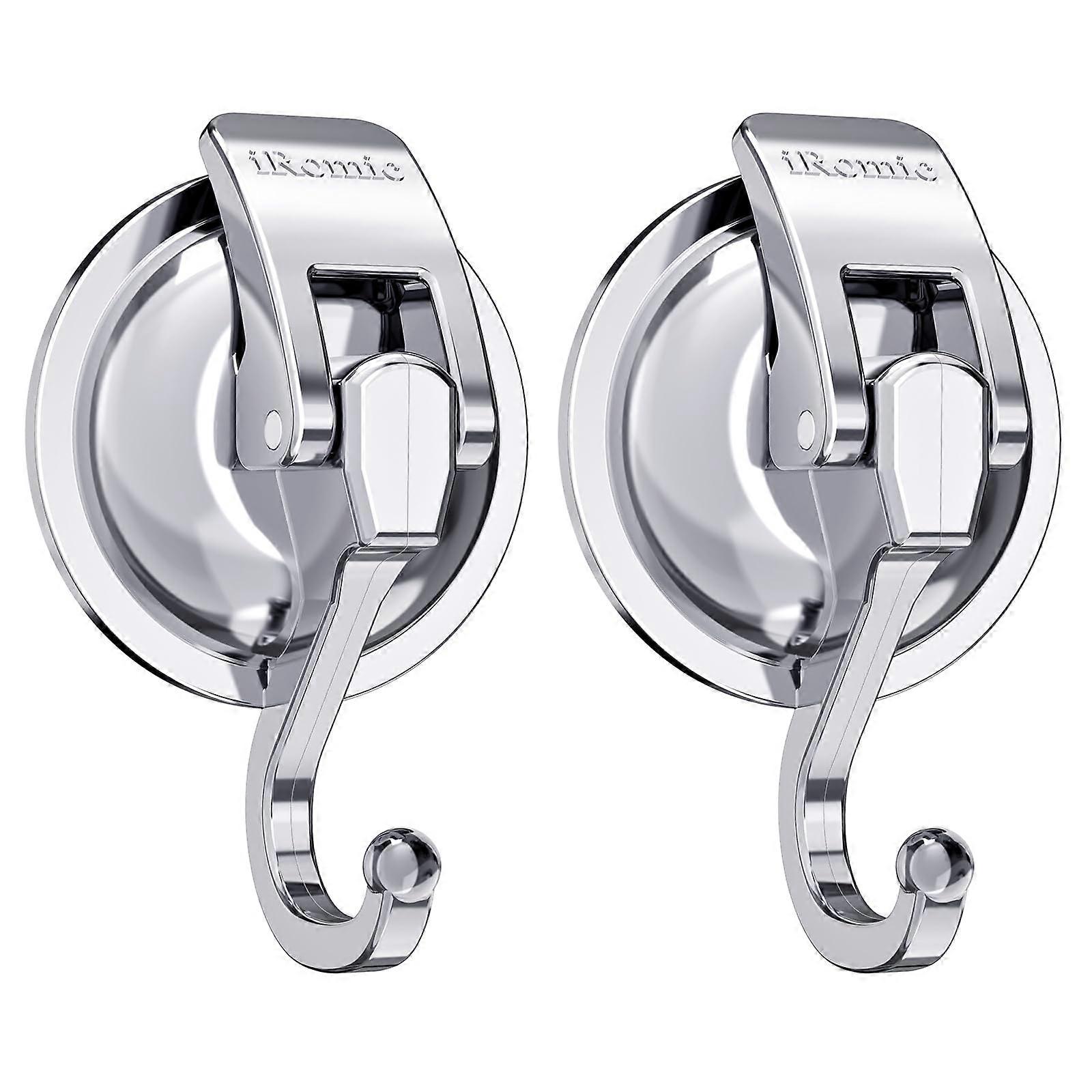 Specializing time for the organization of kitchen and bathroom and toilet, Suction Hooks (2 Pack)