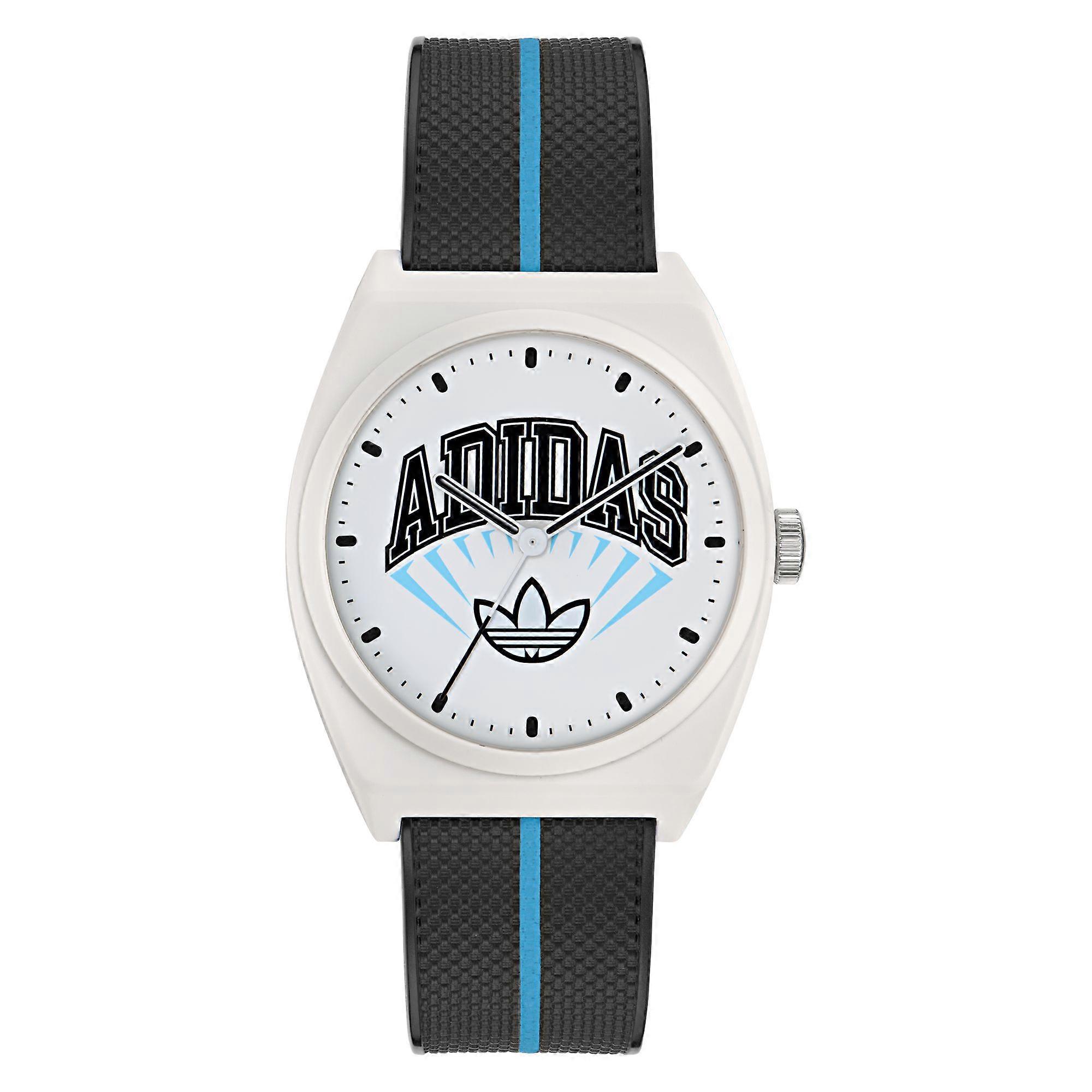 Adidas Unisex Watch PROJECT TWO Plastic White Black AOST25038
