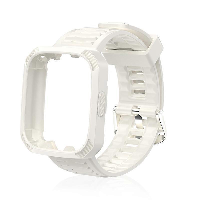 Szénszálas textúrájú integrált szilikon óraszíj a Redmi Watch 3-hoz