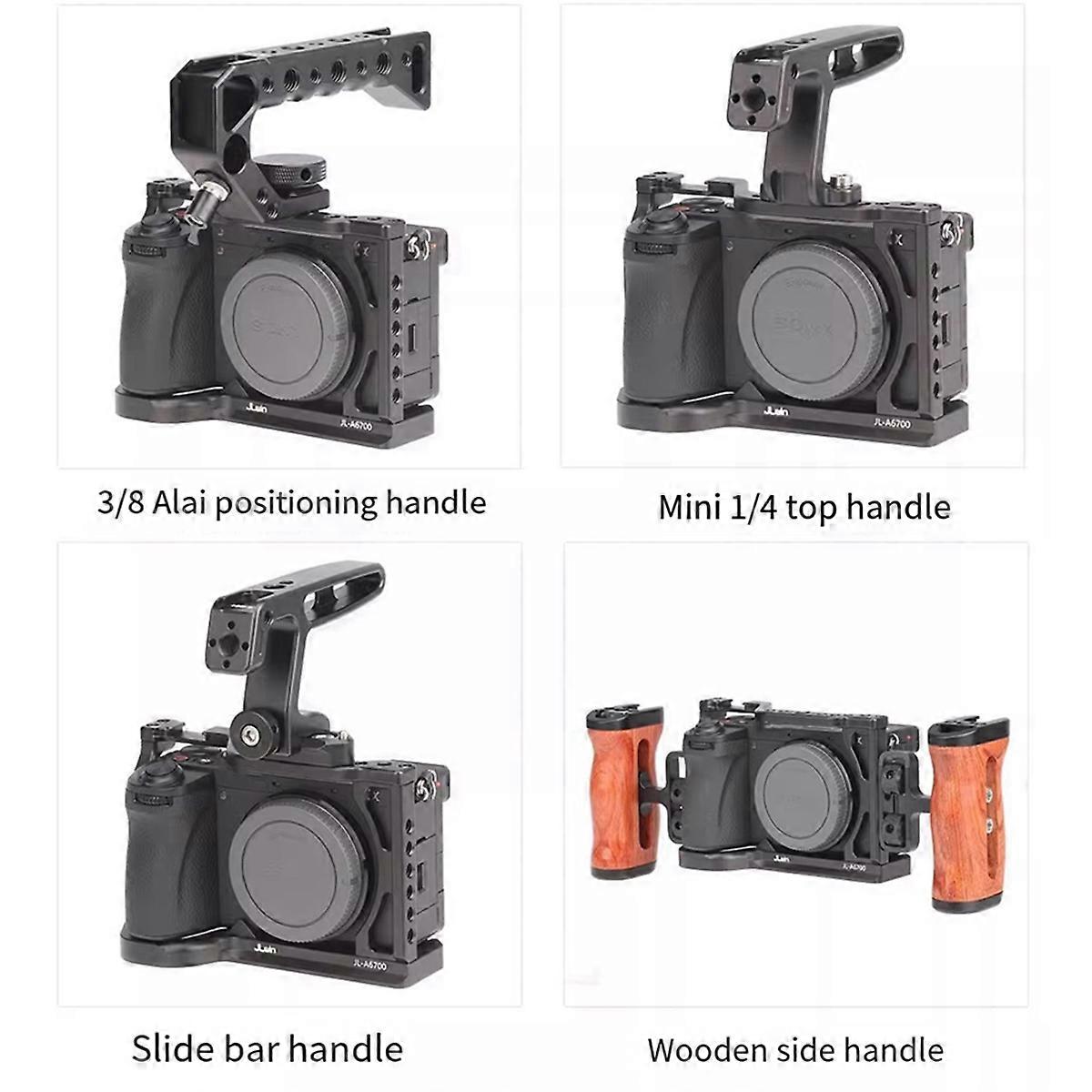 Gabbia Protettiva Per Fotocamera S5 – Telaio In Alluminio CNC Per Riprese Verticali, Kit Espansione Luce