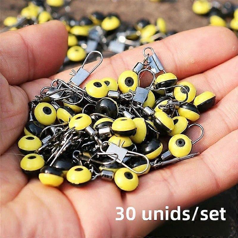30 Pieces Fishing Floats Set Bobber Space Pea Connectors Saltwater Fishing Tools and Equipment