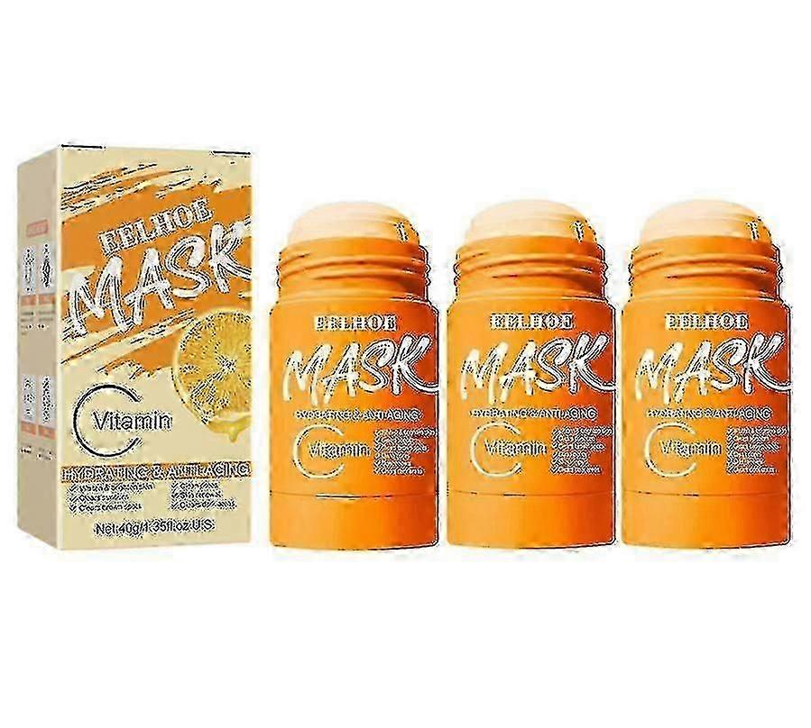 Masque Stick Thé Vert Masque Solide Contrôle de l’Huile Nettoyant Acné Hydratant Smear Mask Stic