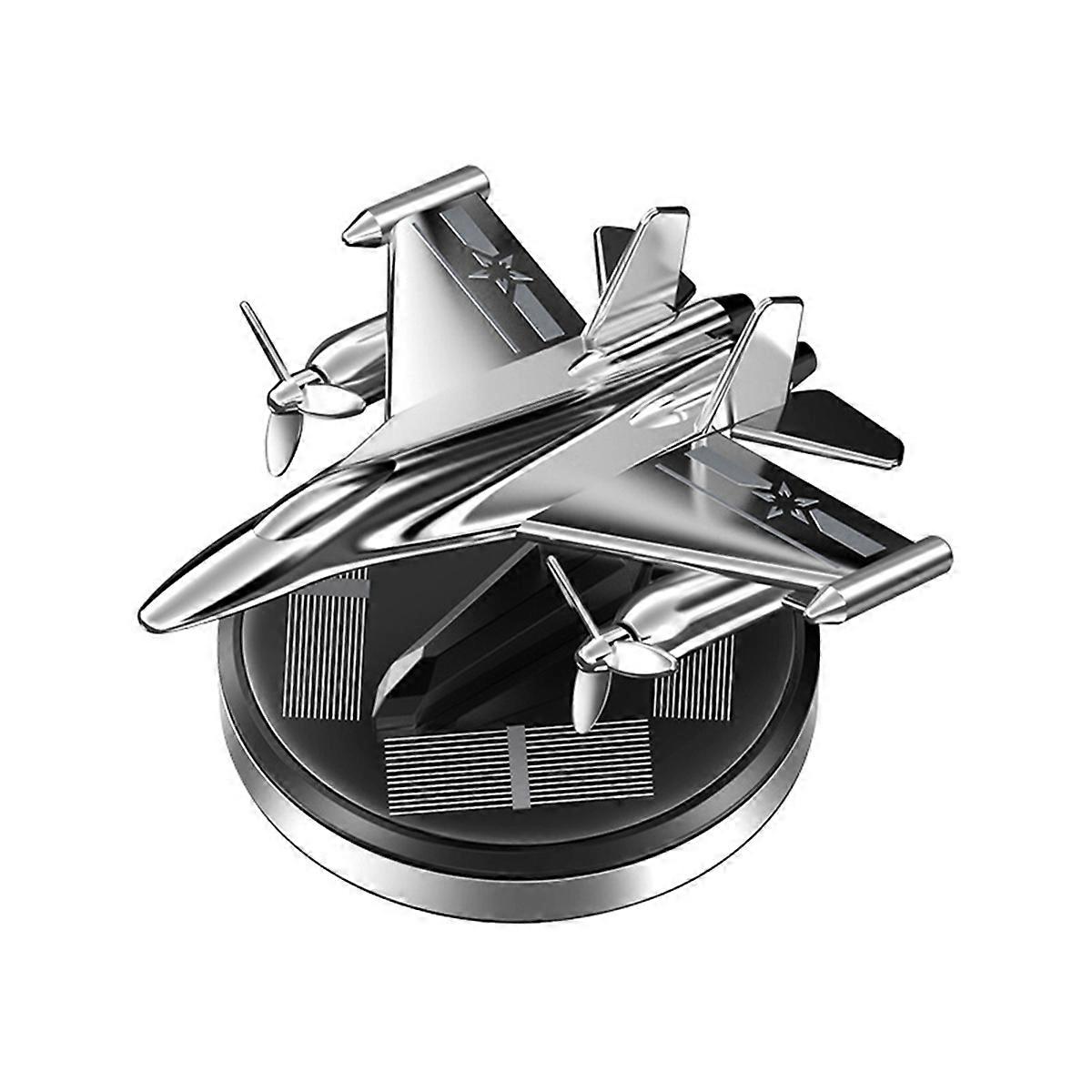 Solar Car Air Freshener,Al Alloy Airplane Air Fresheners for Car, Car Perfume Aromatherapy Diffuser