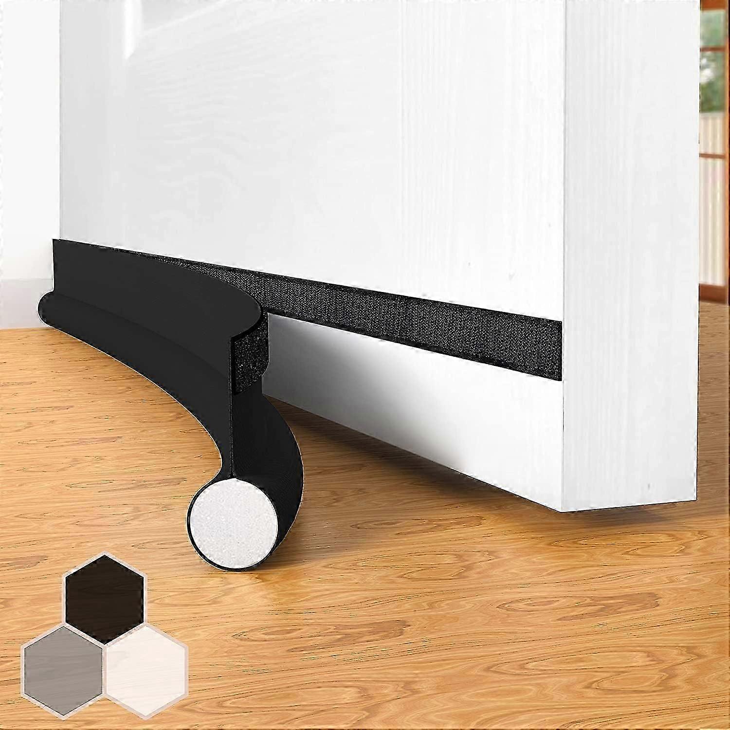 high quality Door Draft Stopper, 37" Under Door Draft Stoppers, Adjustable Door Draft Blocker Bottom for Soundproof, Isolating Hot and Cold Air