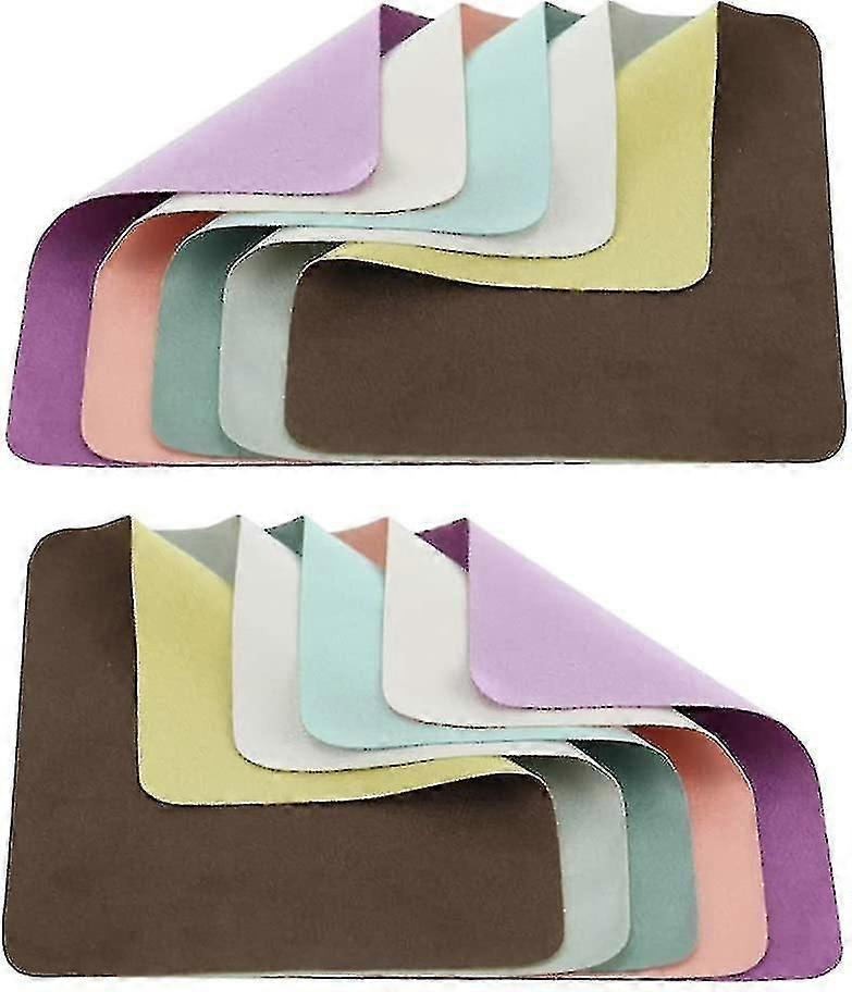 Mikrofiber Temizlik Bezi, Kamera Lenslerini, Gözlükleri, Telefon Ekranlarını, Gözlükleri, Tabletleri, DVD'leri ve Hassas Yüzeyleri Temizlemek İçin İdeal (10'lu bez) Yüksek